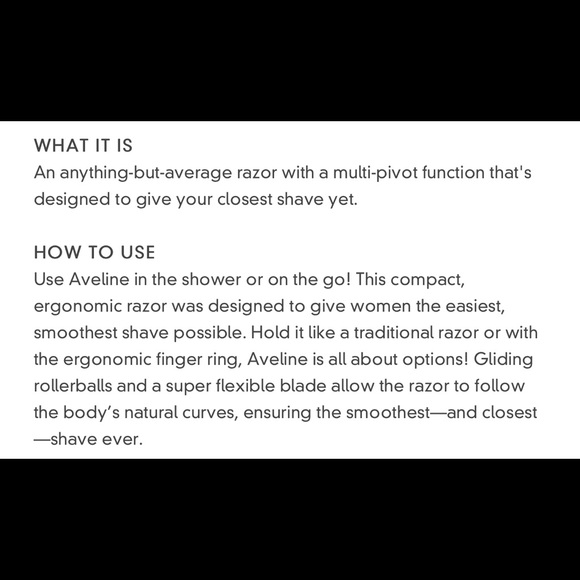 BNIB Aveline Razor from New Beauty compact ergonomic - Picture 5 of 7